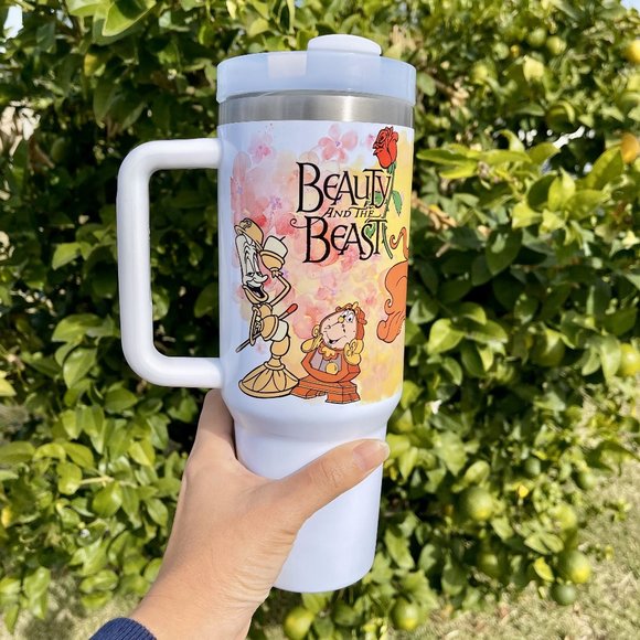 Disney Beauty and the Beast Princess Belle Brand new 40oz double wall stainless - Picture 1 of 4